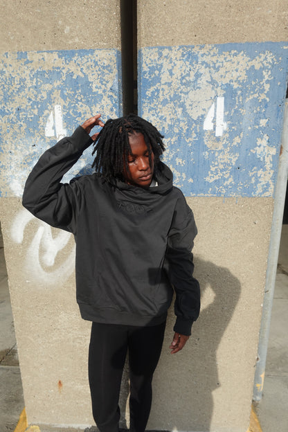BLACK 4LEAF PRINCIPLES HOODIE
